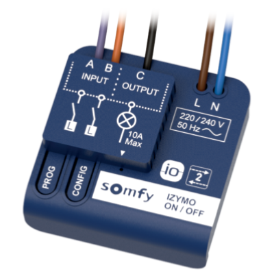 Micro récepteur éclairage on/off IO IZYMO