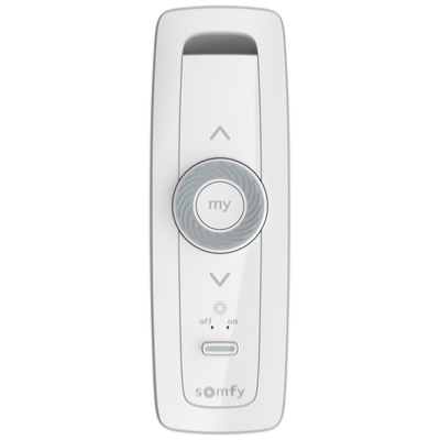 Emetteur portable SOMFY radio RTS, modèle Soloris, coloris Pure