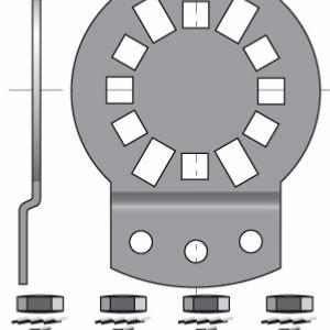 Support pour moteur Ø 50/60 SOMFY CSI