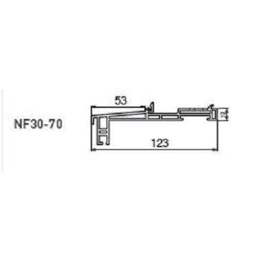 Pièce d'appui 123 x 12 mm avec joint </br>POIDS ÉLEVÉ ! FRANCO SPÉCIFIQUE 1500€