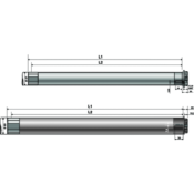 Moteur tubulaire SOMFY SUNEA 50 technologie radio IO 6Nm/17Tmn - Tête standard