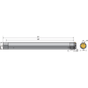 Moteur tubulaire SOMFY OREA 60 technologie radio RTS 120Nm/12Tmn - Tête standard