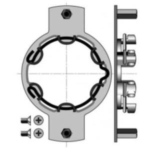 Support pour moteur Ø 50 SOMFY, version déportée