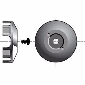 Stop roue pour moteur Ø 50 SOMFY